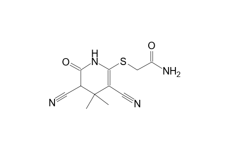 acetamide, 2-[(3,5-dicyano-1,4,5,6-tetrahydro-4,4-dimethyl-6-oxo-2-pyridinyl)thio]-