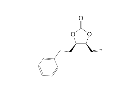 4,5-cis-4-(2-Phenylethyl)-5-ethenyl-1,3-dioxolan-2-one