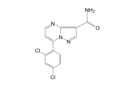7-(2,4-DICHLOROPHENYL)PYRAZOLO[1,5-a]PYRIMIDINE-3-CARBOXAMIDE