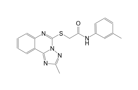 acetamide, N-(3-methylphenyl)-2-[(2-methyl[1,2,4]triazolo[1,5-c]quinazolin-5-yl)thio]-