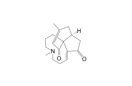 1H-Indeno[1,7a-e]azonine, 4,17-secoserratinane-5,13-dione deriv.