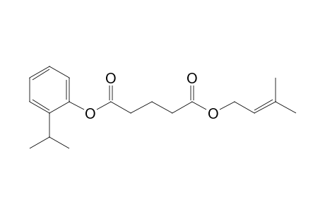 Glutaric acid, 3-methylbut-2-en-1-yl 2-isopropylphenyl ester