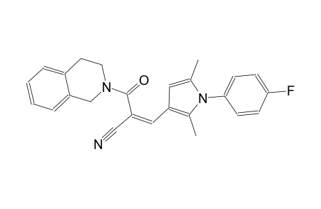 (2Z)-2-(3,4-dihydro-2(1H)-isoquinolinylcarbonyl)-3-[1-(4-fluorophenyl)-2,5-dimethyl-1H-pyrrol-3-yl]-2-propenenitrile