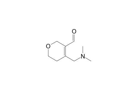 4-[(dimethylamino)methyl]-5,6-dihydro-2H-pyran-3-carbaldehyde