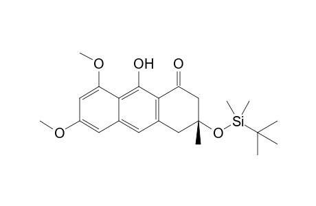 (3R)-3-[tert-butyl(dimethyl)silyl]oxy-6,8-dimethoxy-3-methyl-9-oxidanyl-2,4-dihydroanthracen-1-one
