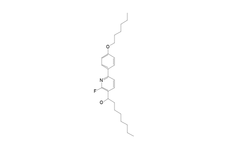 2-FLUORO-3-(1-HYDROXY-N-OCTYL)-5-(4-N-HEXYLOXYPHENYL)-PYRIDINE