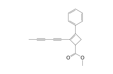 Methyl 2-(penta-1,3-diyn-1-yl)-1-phenylcyclobutene-3-carboxylate