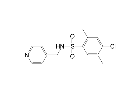 4-Chloro-2,5-dimethyl-N-(pyridin-4-ylmethyl)benzene-1-sulfonamide