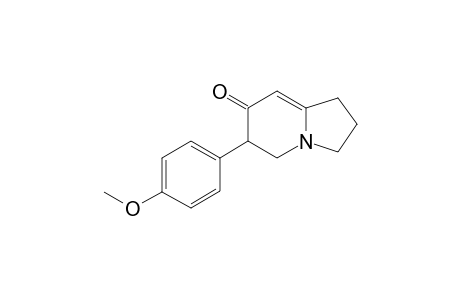1-Aza-3-(4-methoxyphenyl)bicyclo(4.3.0)-5-nonen-4-one