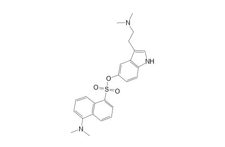 3-[2-(Dimethylamino)ethyl]-1H-indol-5-yl 5-(dimethylamino)-1-naphthalenesulfonate
