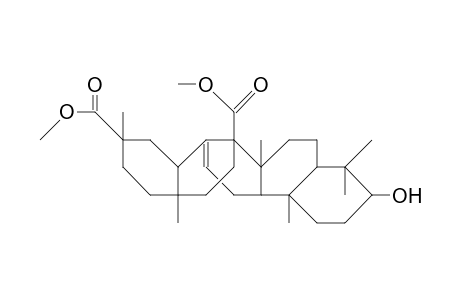 Dimethyl-3.alpha.-hydroxyolean-12-ene-27,29-dioate