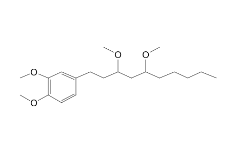 4-(3,5-Dimethoxydecyl)-1,2-dimethoxybenzene