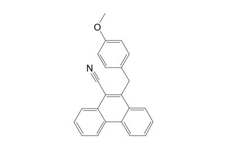 10-(4-methoxybenzyl)phenanthrene-9-carbonitrile