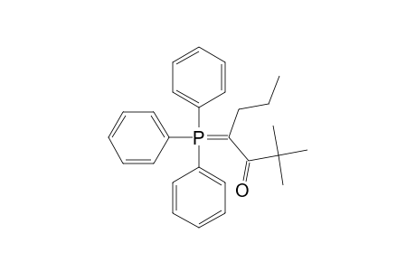 2,2-DIMETHYL-4-(TRIPHENYLPHOSPHORANYLIDENE)-HEPTAN-3-ONE