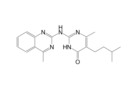 5-isopentyl-6-methyl-2-[(4-methyl-2-quinazolinyl)amino]-4(3H)-pyrimidinone