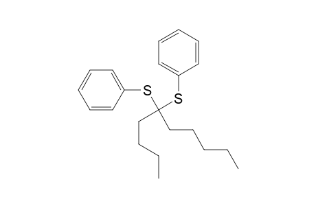 Benzene, 1,1'-[(1-butylhexylidene)bis(thio)]bis-