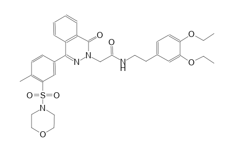 2-phthalazineacetamide, N-[2-(3,4-diethoxyphenyl)ethyl]-1,2-dihydro-4-[4-methyl-3-(4-morpholinylsulfonyl)phenyl]-1-oxo-