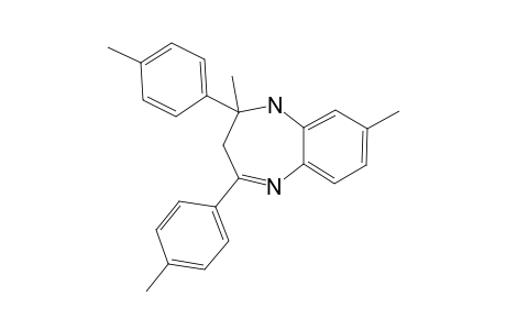 2,3-DIHYDRO-2,8-DIMETHYL-2,4-BIS-(4-METHYLPHENYL)-1H-1,5-BENZODIAZEPINE