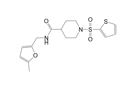 N-[(5-methyl-2-furyl)methyl]-1-(2-thienylsulfonyl)-4-piperidinecarboxamide