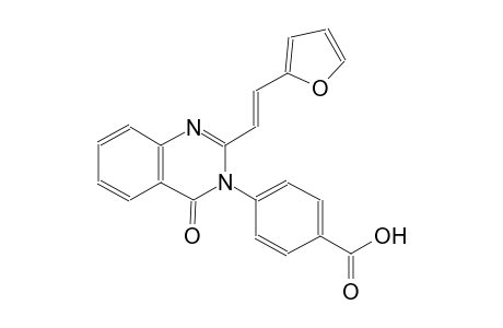 benzoic acid, 4-(2-[(E)-2-(2-furanyl)ethenyl]-4-oxo-3(4H)-quinazolinyl)-