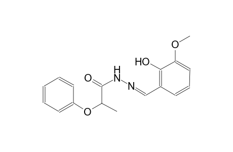 propanoic acid, 2-phenoxy-, 2-[(E)-(2-hydroxy-3-methoxyphenyl)methylidene]hydrazide