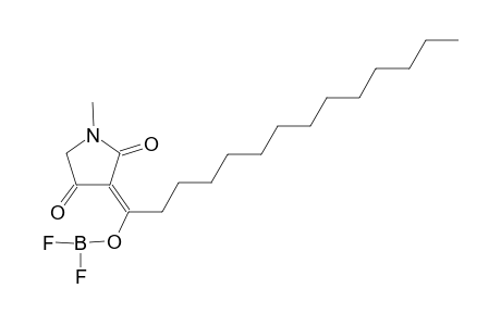 3-[1'-(Difluoroboryloxy)-myristoylidene]-1-methylpyrrolodine-2,4-dione