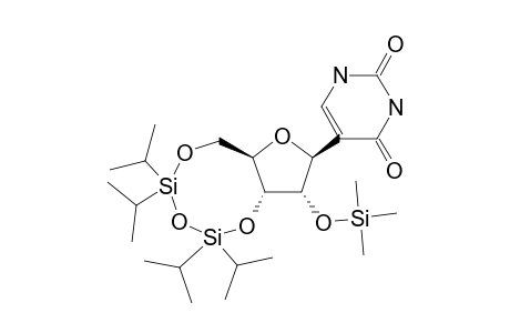 3',5'-O-(1,1,3,3-TETRAISOPROPYL-1,3-DISILOXANEDIYL)-2'-O-(TRIMETHYLSILYL)-PSEUDOURIDINE