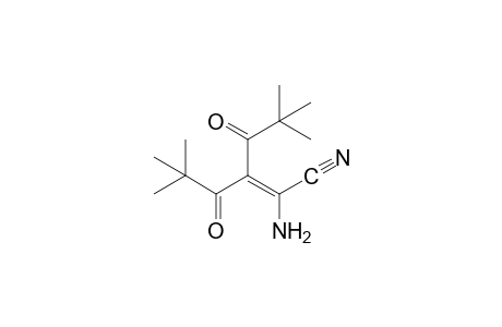 2-amino-5,5-dimethyl-4-oxo-3-pivaloyl-2-hexenenitrile