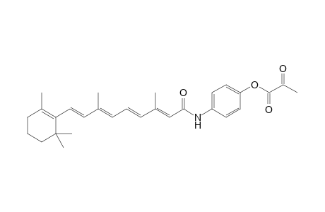 4-{[(2E,4E,6E,8E)-3,7-Dimethyl-9-(2,6,6-trimethyl-1-cyclohexenyl)-2,4,6,8-nonatetraenoyl]amino}phenyl-2-oxopropanoate