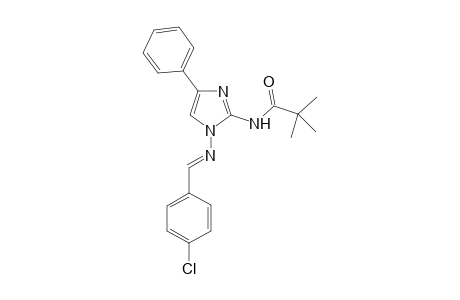 2,2-Dimethyl-N-{1'-[(p-chlorophenyl)methylene)amino]-4'-phenyl-1H-imidazol-2'-yl}-propanamide