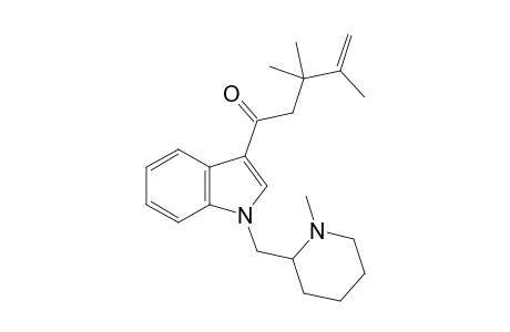 3,3,4-Trimethyl-1-[1-(1-methylpiperidin-2-ylmethyl)-1H-indol-3-yl]pent-4-en-1-one