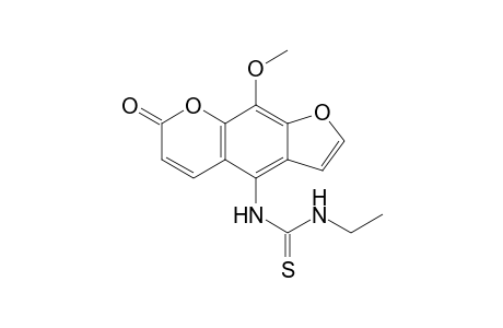 1-Ethyl-3-(9-methoxy-7-oxo-7H-furo[3,2-g]chromen-4-yl)thiourea