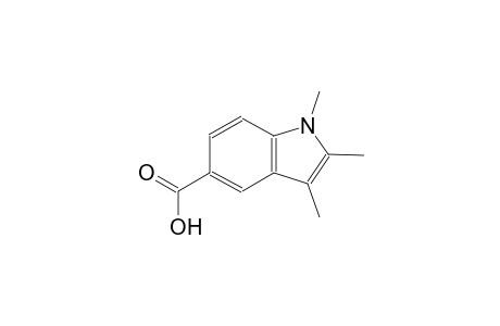Indole-5-carboxylic acid, 1,2,3-trimethyl-