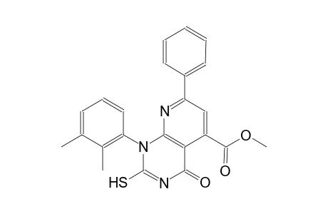 pyrido[2,3-d]pyrimidine-5-carboxylic acid, 1-(2,3-dimethylphenyl)-1,4-dihydro-2-mercapto-4-oxo-7-phenyl-, methyl ester