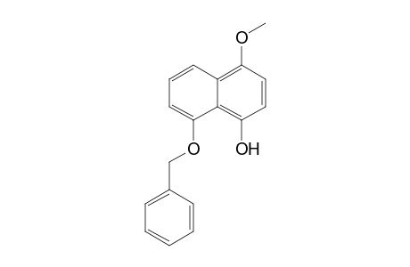 4-Methoxy-8-phenylmethoxy-1-naphthalenol