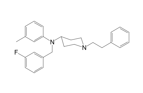 N-(3-Fluoromethylbenzyl)-N-(3-methylphenyl)-1-(2-phenylethyl)piperidin-4-amine