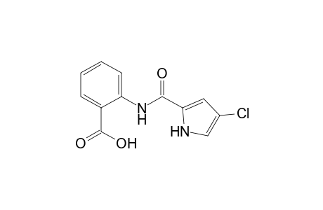 2-[(4-chloranyl-1H-pyrrol-2-yl)carbonylamino]benzoic acid