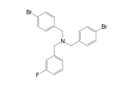 N,N-Bis(4-bromobenzyl)-N-(3-fluorobenzyl)amine