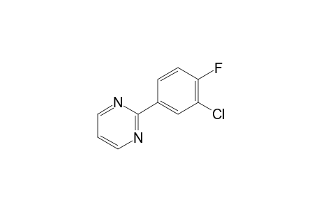 2-(3-chloro-4-fluorophenyl)pyrimidine