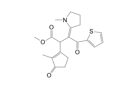 METHYL-2-(2-METHYL-3-OXOCYCLOPENT-1-EN-1-YL)-3-(1-METHYLTETRAHYDRO-1H-PYRROL-2-YLIDENE)-4-OXO-4-(2-THIENYL)-BUTANOATE