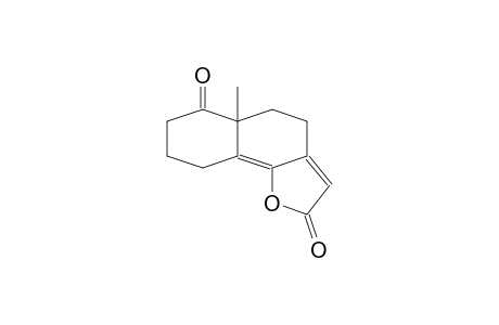 5a-Methyl-tetrahydro-naphtho(1,2-B)furan-2,6(4H,7H)-dione