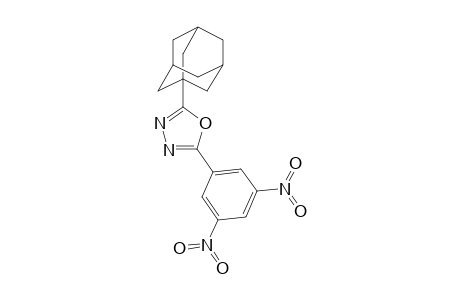 2-(1-Adamantyl)-5-(3,5-dinitrophenyl)-1,3,4-oxadiazole
