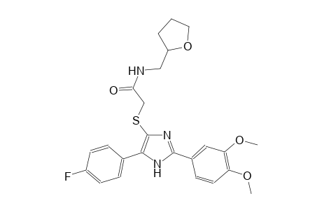 acetamide, 2-[[2-(3,4-dimethoxyphenyl)-5-(4-fluorophenyl)-1H-imidazol-4-yl]thio]-N-[(tetrahydro-2-furanyl)methyl]-