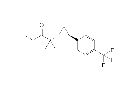 trans 2-(2-(4-trifluoromethylphenyl)cyclopropyl)-2,4-dimethylpentan-3-one