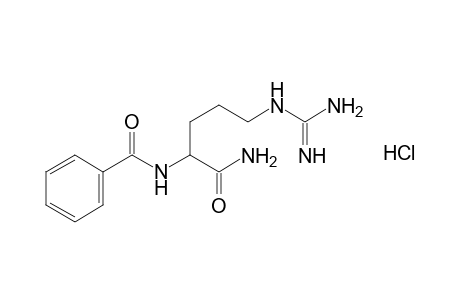 L-N-(1-carbamoyl-4-guanidinobutyl)benzamide, hydrochloride