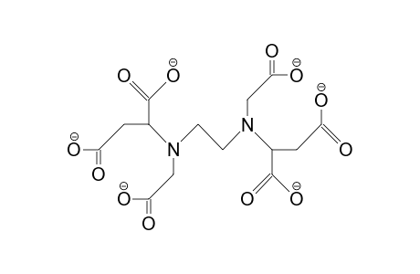 N,N'-Bis(carboxymethyl)-N,N'-bis(1,2-dicarboxy-ethyl)-1,2-ethanediaminehexaanion