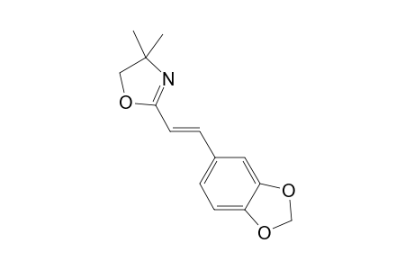 2-[(E)-2-(3,4-Methylenedioxyphenyl)vinyl]-4,4-dimethyl-4,5-dihydro-1,3-dioxazole