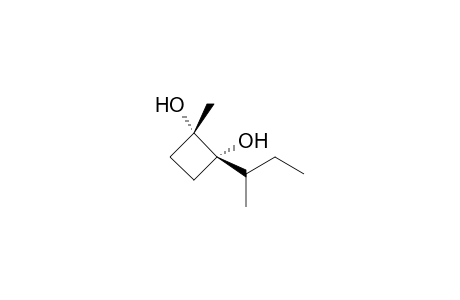 1-Methyl-2-(1-methylpropyl)cyclobutane-cis-1,2-diol