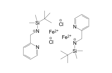Bis[(2-pyridylmethyl)(tert-butyldimethylsilyl)amido iron(II)chloride]