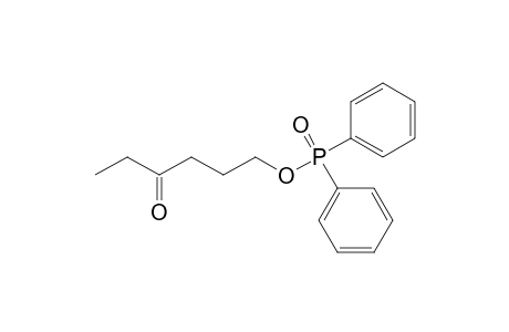 Phosphinic acid, diphenyl-, 4-oxohexyl ester